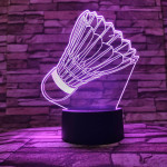 Tollaslabda 3D led lámpa