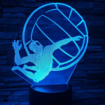 Röplabda szerva 3D led lámpa