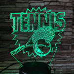 Tenisz játék 3D led lámpa