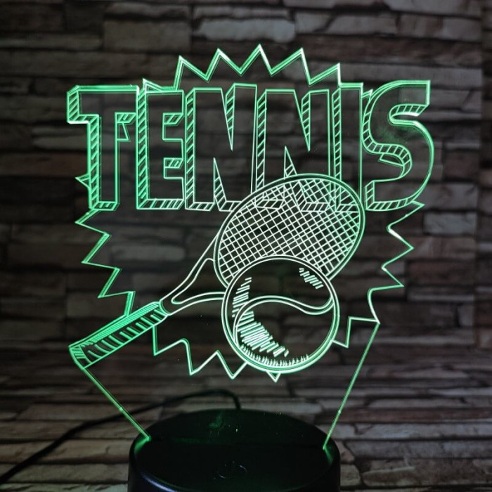 Tenisz játék 3D led lámpa