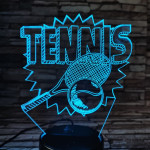 Tenisz játék 3D led lámpa