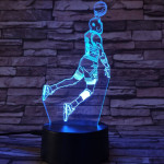 Kosaras  7 színű  3D led lámpa