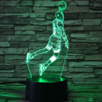 Kosaras  7 színű  3D led lámpa
