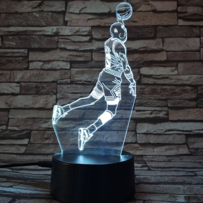 Kosaras  7 színű  3D led lámpa