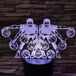 Kosárlabda vezetése  7 színű  3D led lámpa