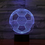 Focilabda 7 színű 3D led lámpa