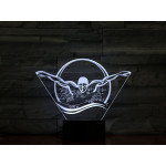 Úszó 7 színű 3D led lámpa