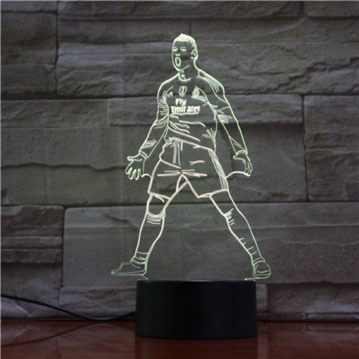 Ronaldo Focista 7 színű 3D led lámpa
