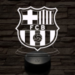 Barcelona 7 színű 3D led lámpa
