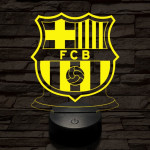 Barcelona 7 színű 3D led lámpa