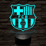 Barcelona 7 színű 3D led lámpa