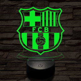 Barcelona 7 színű 3D led lámpa