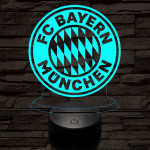 Bayern München 7 színű 3D led lámpa