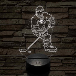 Hoki 3D led lámpa