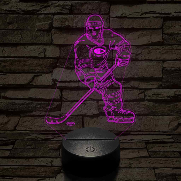 Hoki 3D led lámpa