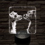 Susi és Tekergő 7 színű valósághű 3D led lámpa