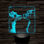 Susi és Tekergő 7 színű valósághű 3D led lámpa
