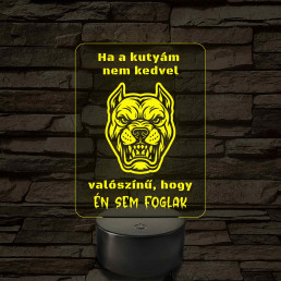 Ha a kutyám nem kedvel – 7 színű, színváltós LED lámpa