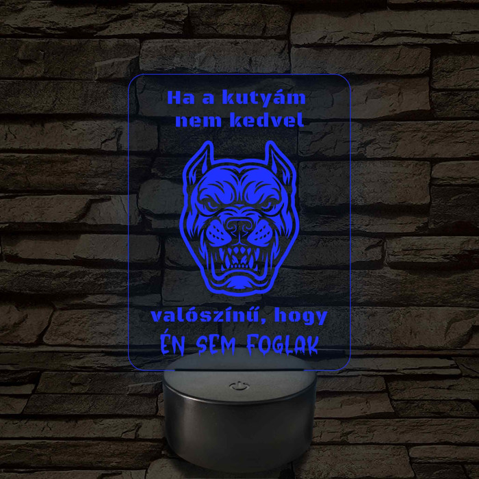 Ha a kutyám nem kedvel – 7 színű, színváltós LED lámpa