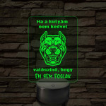 Ha a kutyám nem kedvel – 7 színű, színváltós LED lámpa
