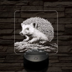 Süni kapaszkodik 7 színű valósághű 3D led lámpa