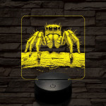 Ugrópók 7 színű valósághű 3D led lámpa