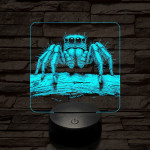 Ugrópók 7 színű valósághű 3D led lámpa