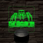 Ugrópók 7 színű valósághű 3D led lámpa