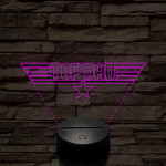 TOP DAD 7 színű 3D led lámpa
