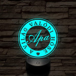 A világ valódi hőse, apa! 7 színű 3D led lámpa