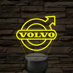 Volvo logó – 7 színű, színváltós LED lámpa