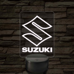 Suzuki logó – 7 színű, színváltós LED lámpa