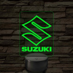 Suzuki logó – 7 színű, színváltós LED lámpa