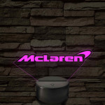 McLaren logó – 7 színű, színváltós LED lámpa