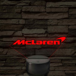 McLaren logó – 7 színű, színváltós LED lámpa