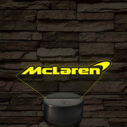 McLaren logó – 7 színű, színváltós LED lámpa