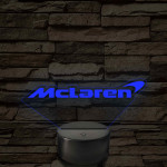 McLaren logó – 7 színű, színváltós LED lámpa