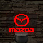 Mazda logó – 7 színű, színváltós LED lámpa