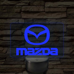 Mazda logó – 7 színű, színváltós LED lámpa