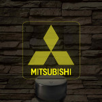 Mitsubishi  logó – 7 színű, színváltós LED lámpa