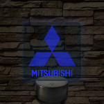 Mitsubishi  logó – 7 színű, színváltós LED lámpa
