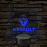 Renault logó – 7 színű, színváltós LED lámpa