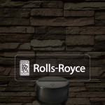 Rolls-Royce logó – 7 színű, színváltós LED lámpa