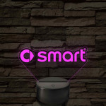 Smart logó – 7 színű, színváltós LED lámpa
