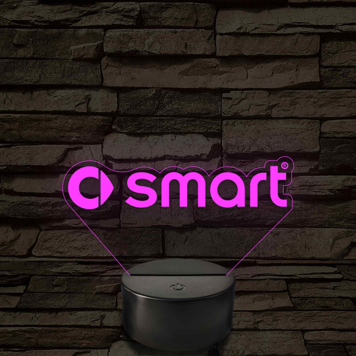 Smart logó – 7 színű, színváltós LED lámpa