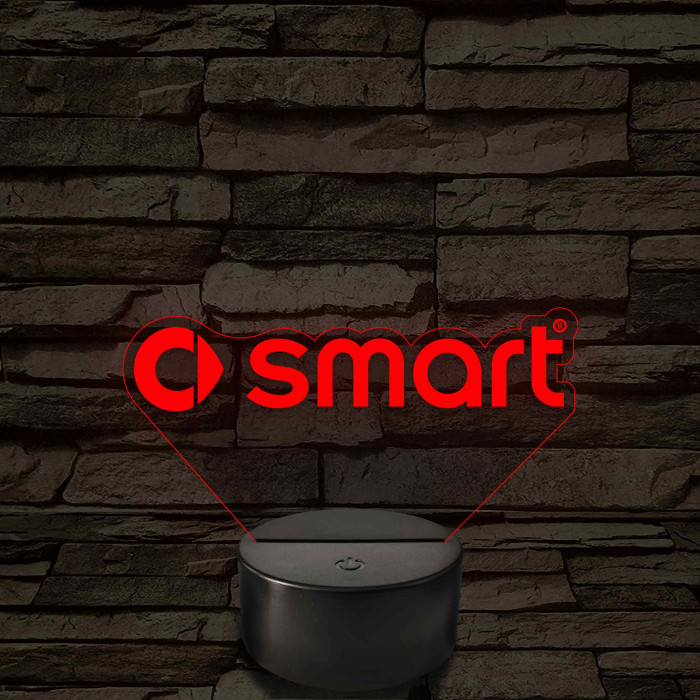 Smart logó – 7 színű, színváltós LED lámpa