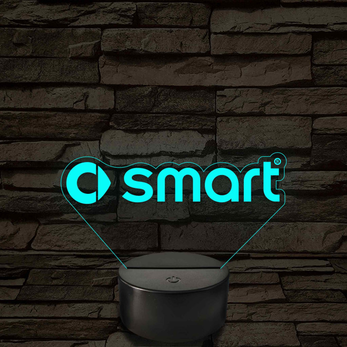 Smart logó – 7 színű, színváltós LED lámpa
