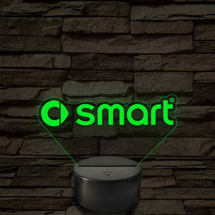 Smart logó – 7 színű, színváltós LED lámpa