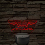 Aston Martin logó – 7 színű, színváltós LED lámpa