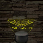Aston Martin logó – 7 színű, színváltós LED lámpa